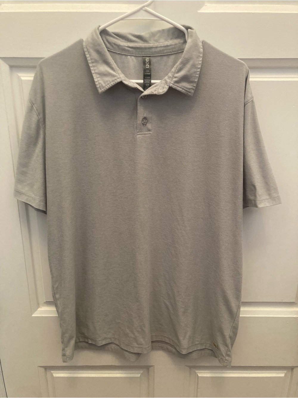 Vuori Light Gray Men's Polo Shirt